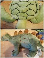 IKEA plüssök 014. (Dinó, Teknős) - IKEA Plushies 014. (Dinosaur, Turtle)
