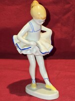 Hollóházi porcelán balerina