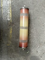 Wall Cylinder Lamp with Colored Glass Shade
