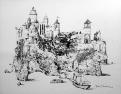 Győrfi András - 50 x 65 cm tus, papír 2011