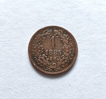 1 Krajcár 1885 KB.