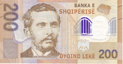 Albánia - 200 leke 2017. VF