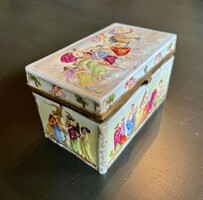 Porcelán bonbonos doboz, igazi ritkaság