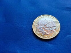 KÍNA 10 JÜAN / 10 YUAN 2023 PANDA! BIMETÁL! ÚJ KIADÁS! RITKA! UNC!