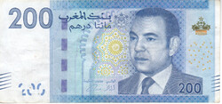 Marokkó - 200 Dirham 2012. VF