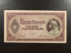 *** EXTRA állapotú MAKKOS VÍZJELES 1945 ös 100 pengő ***