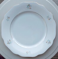 Vintage Haas & Czjzek porcelán kis és nagy tányér 4-4 db