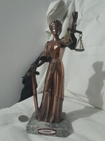 Themis Görög Istennő ábrázolás bronz