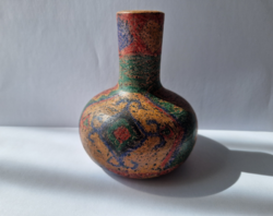 Folk art kerámia váza
