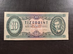 *** "01"-es fordított hátlapi alapnyomatos 1962-es 10  forint VF állapotban ***