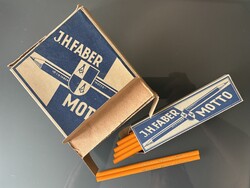 NOS !!! 72x Johann Faber MOTTO Másoló Ceruza 1940-42 Eredeti Dobozban !!!