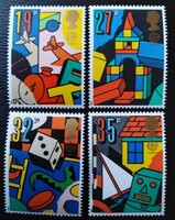 Ang1202-5 / Anglia 1989 Europa CEPT bélyegsor postatiszta