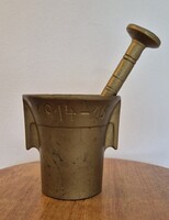 I. Világháborús hadimozsár törővel ,,1914-16" felirattal és Vaskereszt szimbólummal /RITKA/