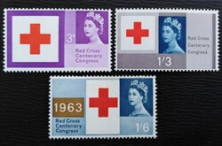 Ang362-4 / Anglia 1964 Nemzetközi Vörös kereszt bélyegsor postatiszta