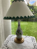 Herendi Viktória mintás porcelán lámpa