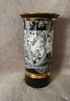 Hollóházi porcelán Szász Endre Pillangós váza!