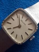 BULOVA Svájci 17 köves Fehéranyozott Szép állapotú Mechanikus Női Karóra