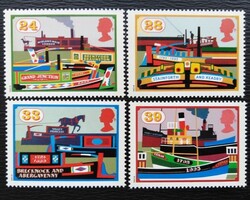 Ang1459-62 / Anglia 1993 Brit-csatornák bélyegsor postatiszta