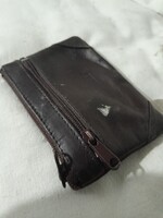 Used leather wallet, key ring, pen holder, pencil case, all in one.