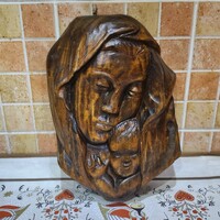 Fa Szignózott  Fali Madonna