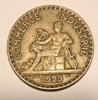 1923 Franciaország III, Köztársaság (1870 - 1941) 1 Frank (620)