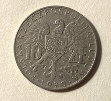 Lengyelország 10 Zloti, 1970
