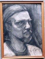 Erdényi grafikus (Nagy I.): Elmélyülés. karakteres portré