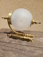 Antik réz Art Deco fali lámpa