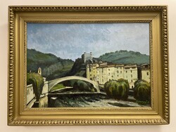 Somogyi Imre (1918-1999) 60x83 cm EREDETI olajfestménye