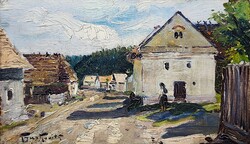 Gyurkovits Ferenc ( 1876 - 1968 ) Falusi utca
