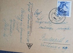 D207067 Légrády Sándor számára küldött képeslap cserkész társától -1948 Zell am See
