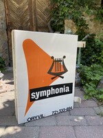Retró Világító  Symphonia Reklám tábla