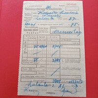 "Terményvételjegy és Elszámolás" (2 DB) + Korabeli (Termés Növelésére Ösztönző) Propaganda