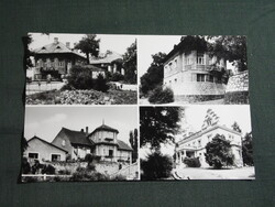 Képeslap,Zebegény,mozaik,Dőry-kastély,Dunakanyar,üdülő,község látkép,részlet, 1977-