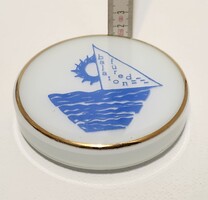 "Balatonfüred" tejüveg emlékdoboz (3467)