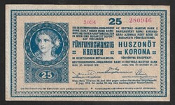 25 korona 1918 AUNC