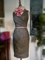 Orsay 36-38-as antracit színű tubusruha