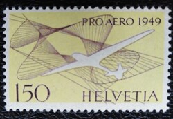 Sv518 / Svájc 1949 "PRO AERO 1949 " bélyegsor postatiszta
