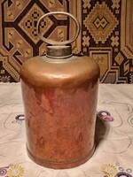 XIX. SZÁZADI VÖRÖSRÉZ VIZESPALACK