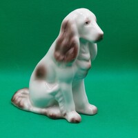 Hollóházi  Spániel kutya figura