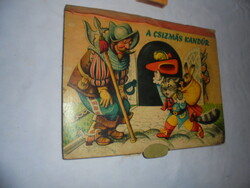 A Csizmás Kandúr - V. Kubasta - retro térbeli mesekönyv 1963 - nosztalgia darab
