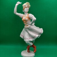 Káldor Aurél Hollóházi Csárdáskirálynő porcelán figura