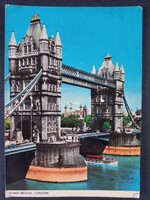Régi képeslap Anglia London Tower Bridge