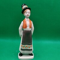 Káldor Aurél Hollóházi Matyó fiú figura