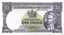 1 font pound 1967 R.N.Fleming Új zéland Gyönyörú Ritka