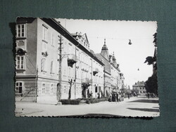 Képeslap,Zalaegerszeg,Vármegyeháza,utca látkép,részlet, 1957-