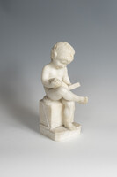 Alabaster Reading Child Figure - After Antonio Canova - SALE!