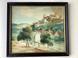 György …? - Házak a domboldalon , 1931- ből .