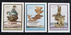 LUX1248-50 / Luxemburg 1990 Szökőkutak bélyegsor postatiszta