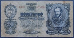 20 Pengő 1930, VG+.